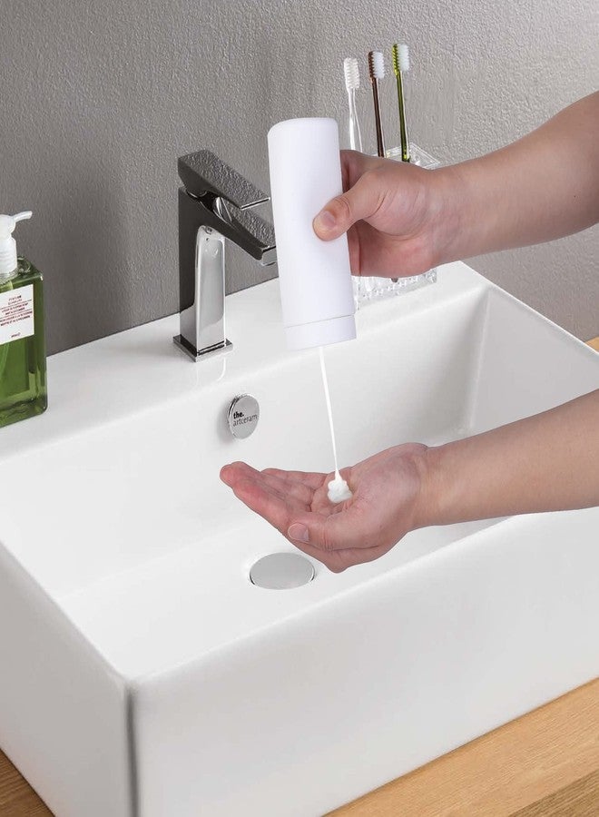 MilleLoom Soap Dispenser, Refillable Dish Washing Liquid Dispenser, Silicone Divided Bottle Easy Squeeze Soap Dispenser Hand Soap Bottle Essential Empty Dish Liquid and Hand Soap Container White - Image 2